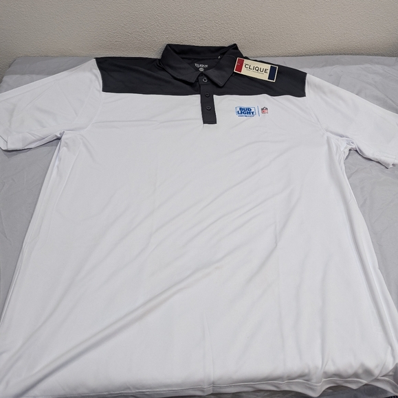 NWT Bud Light NFL Polo SZ XXL - Picture 1 of 7